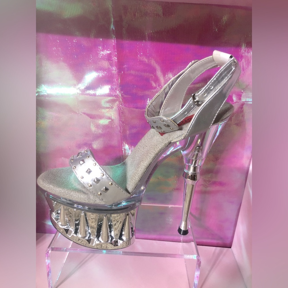 KOTONICA SILVER CANDY HEELS🍬🍭
